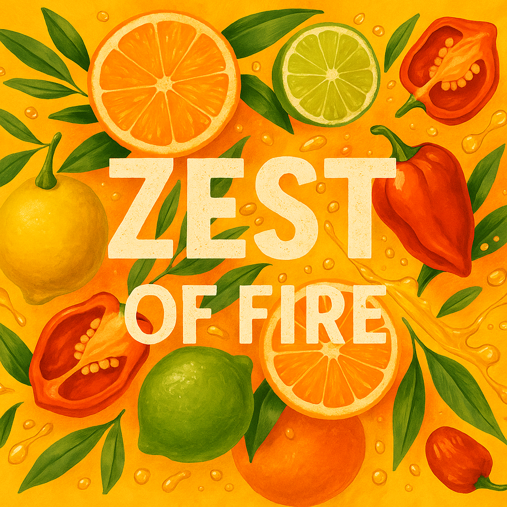 Zeste de feu- Huile d'olive extra vierge infusée 250ml.